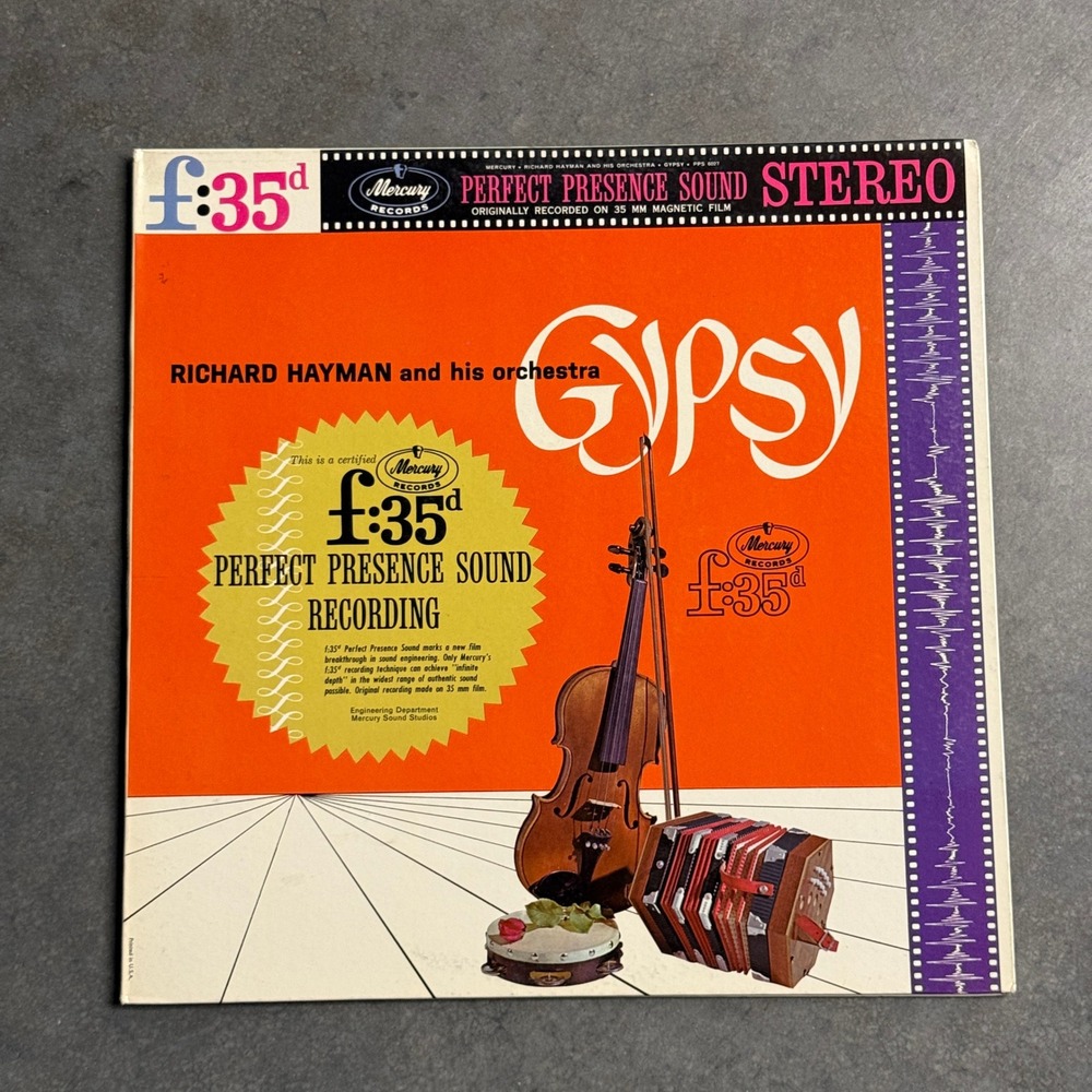 Richard Hayman Gypsy Mercury Records PPS 6007 Perfect Presence Sound Vinyl LP